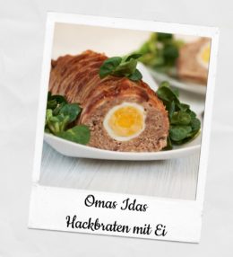 Oma Idas Hackbraten mit Ei